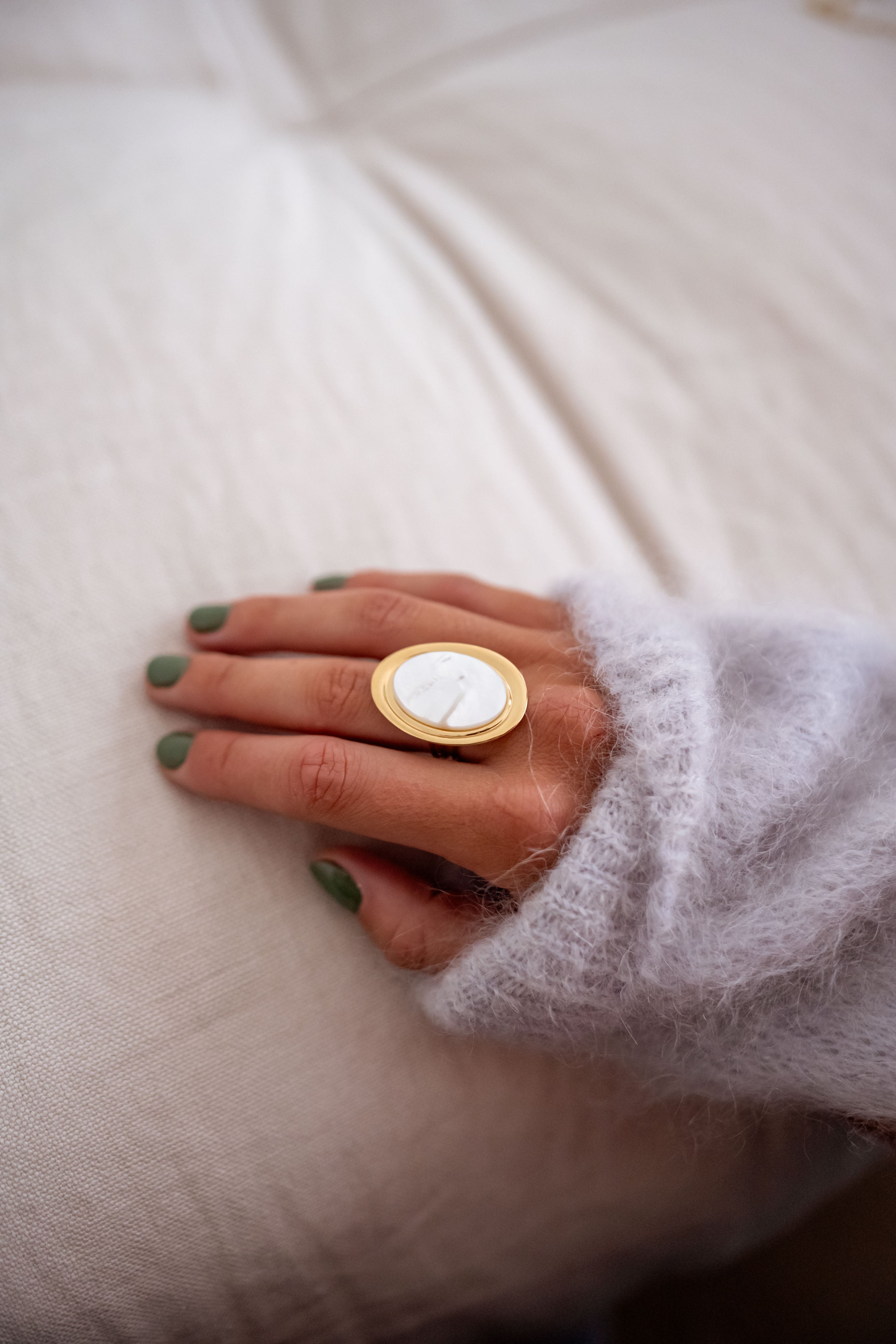 Bague Gemel écrue