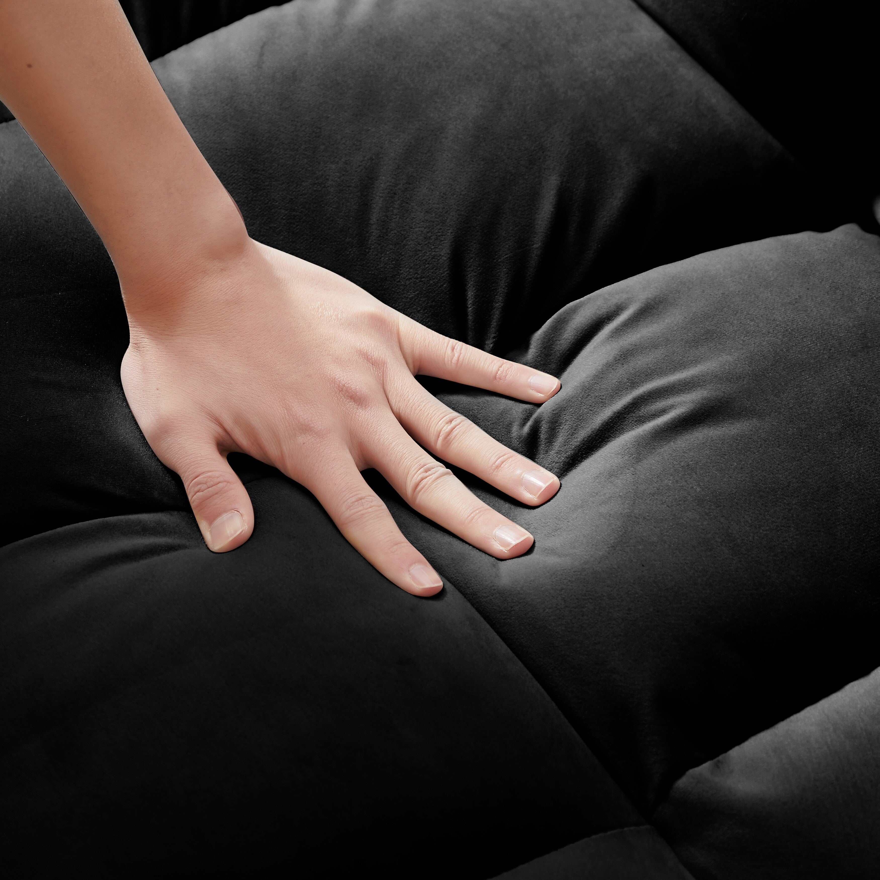 Canapé-lit convertible avec dossier réglable et roulettes