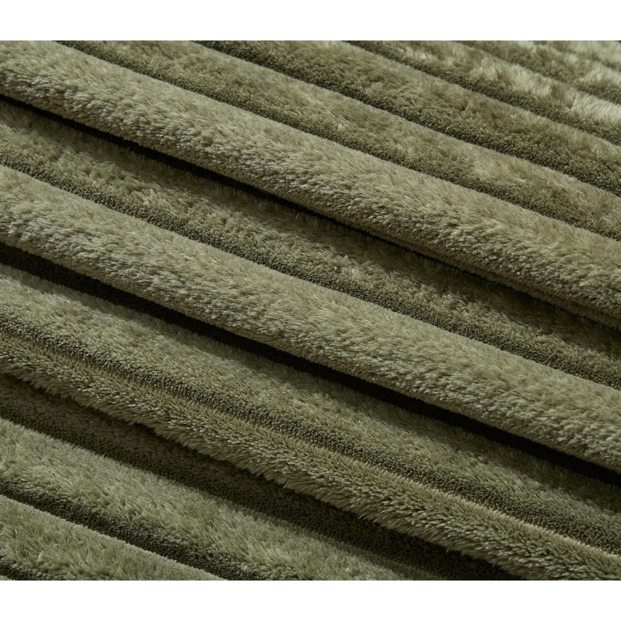 Canapé-lit Harmonia 109 W surdimensionné en velours côtelé, siège profond, double méridienne avec 4 oreillers