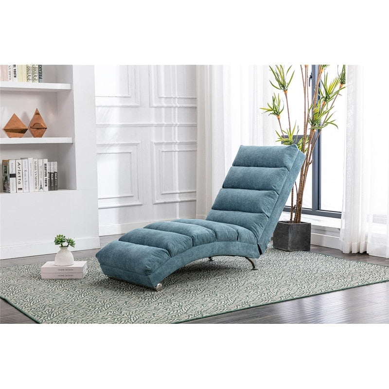 Fauteuil de massage inclinable en lin Intérieur avec télécommande, fauteuil de massage électrique ergonomique, 5 modes