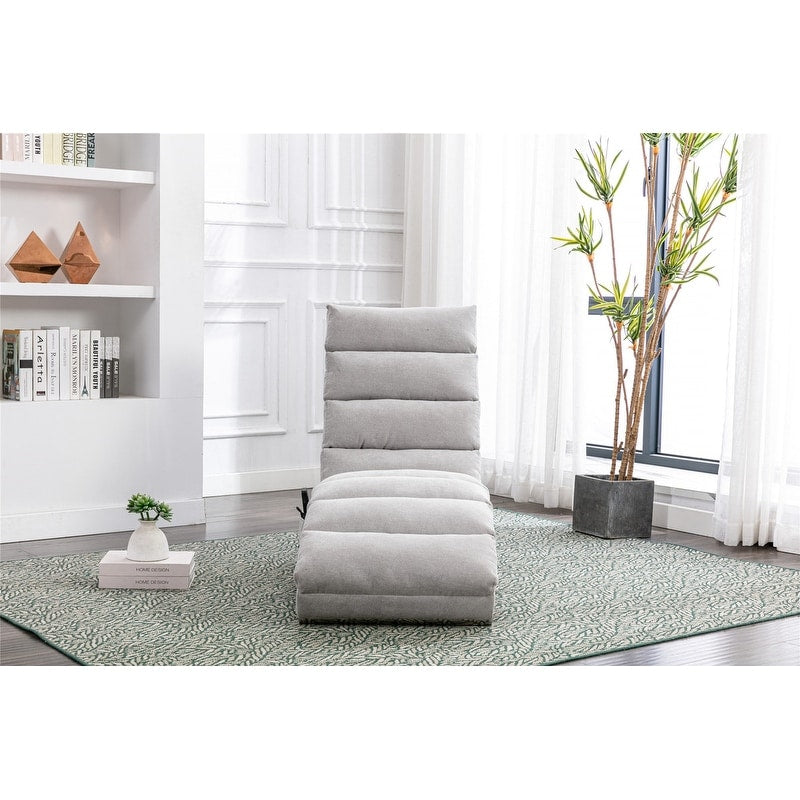Fauteuil de massage inclinable en lin Intérieur avec télécommande, fauteuil de massage électrique ergonomique, 5 modes