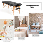 Table de massage portable 84''L réglable pour le visage, le spa et le tatouage avec transport