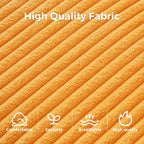 Canapé-lit pliant en velours côtelé 8 places, simple