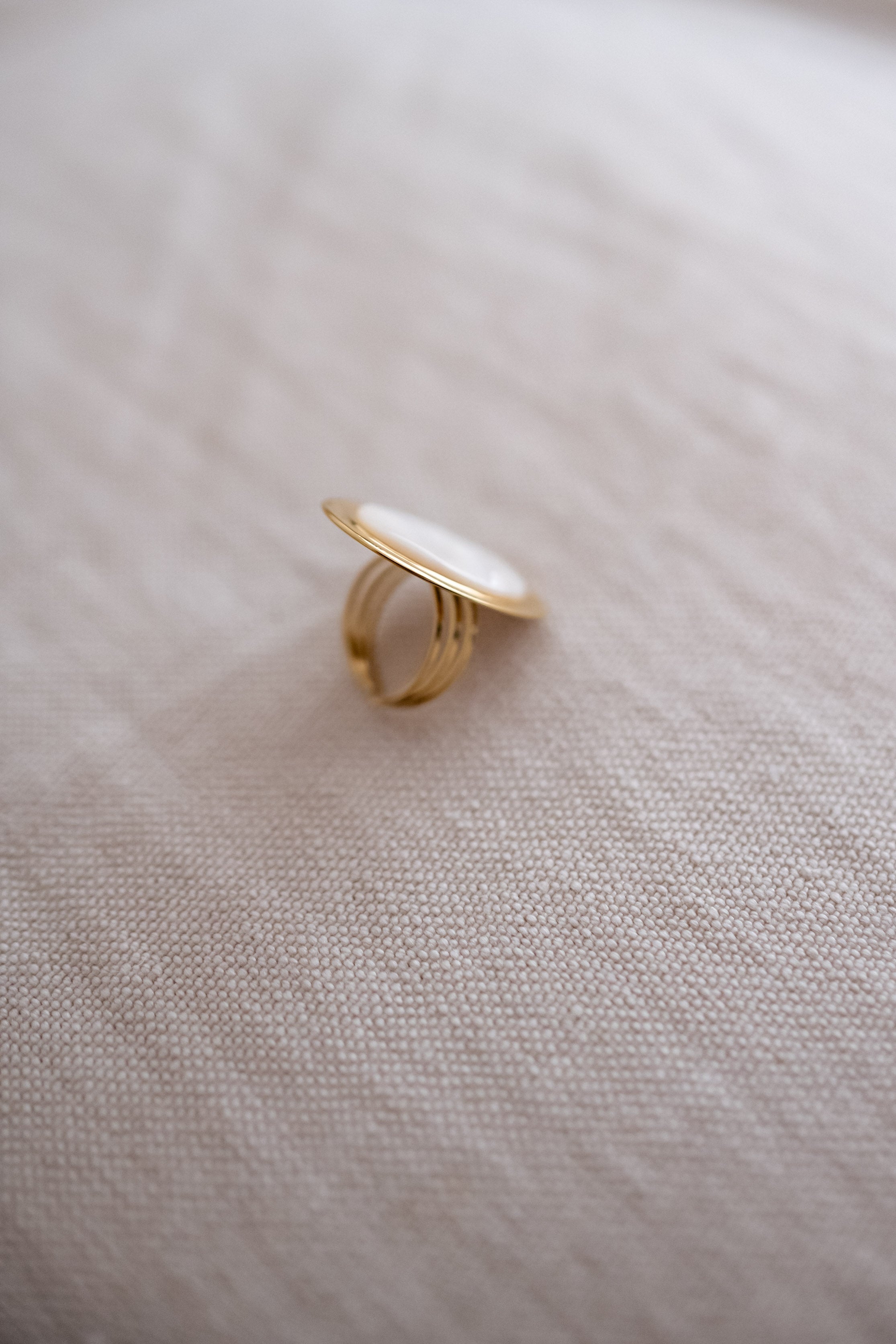 Bague Gemel écrue