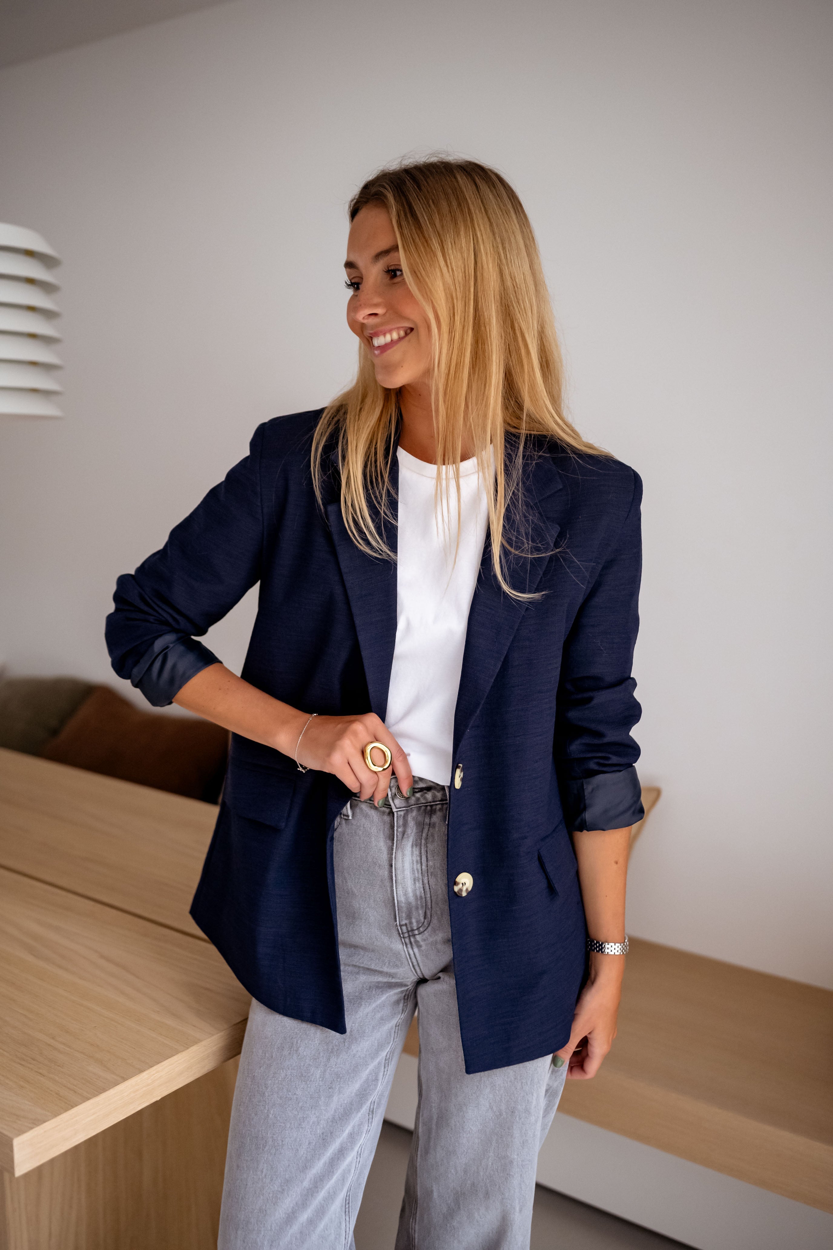 Blazer Boss bleu