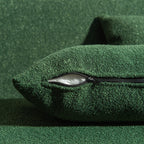 Causeuse 2 places rembourrée KINWELL Boucle avec oreillers