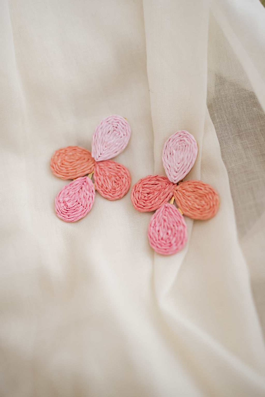 Boucles d'oreilles Aniol Rose