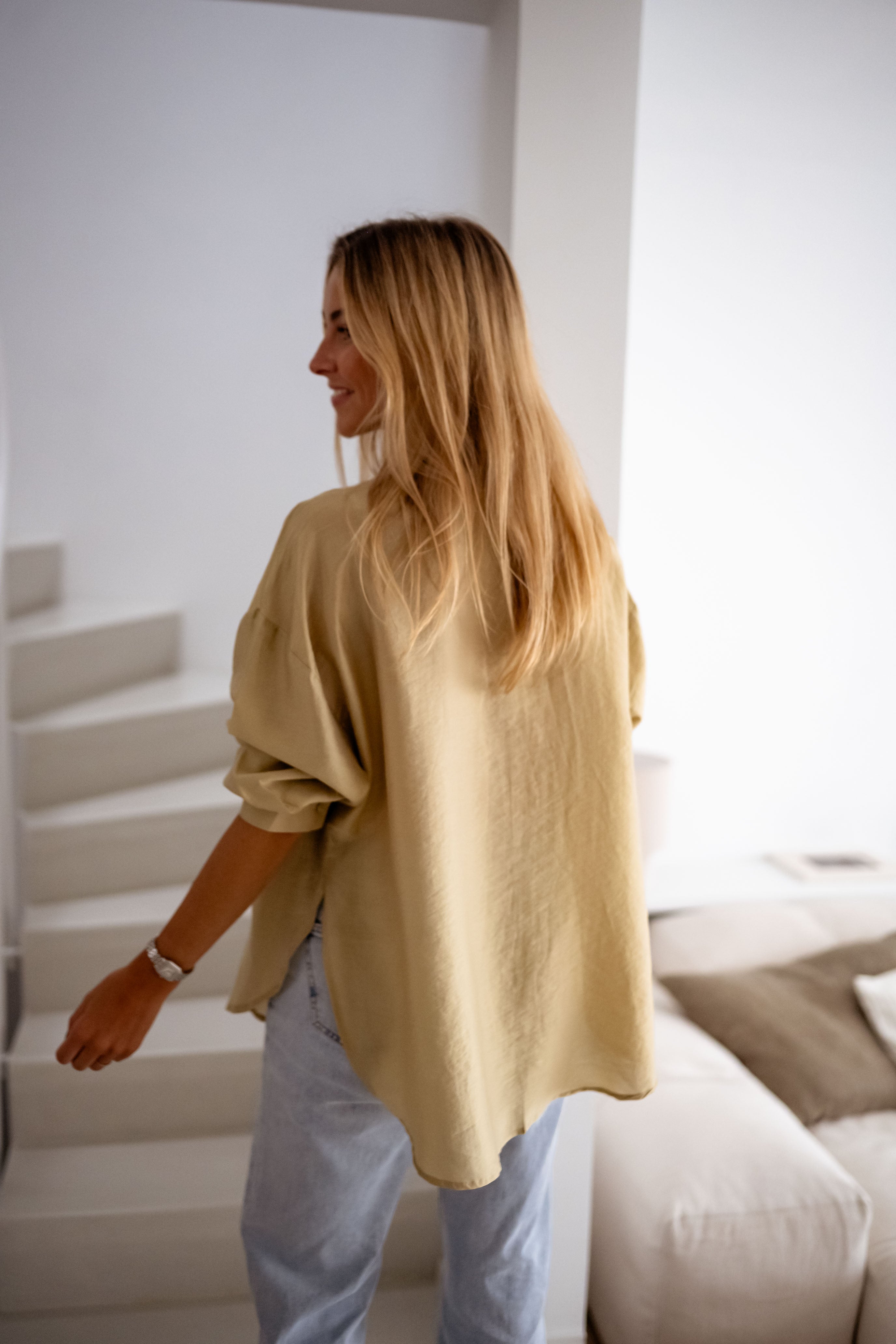 Chemise Taiba dorée