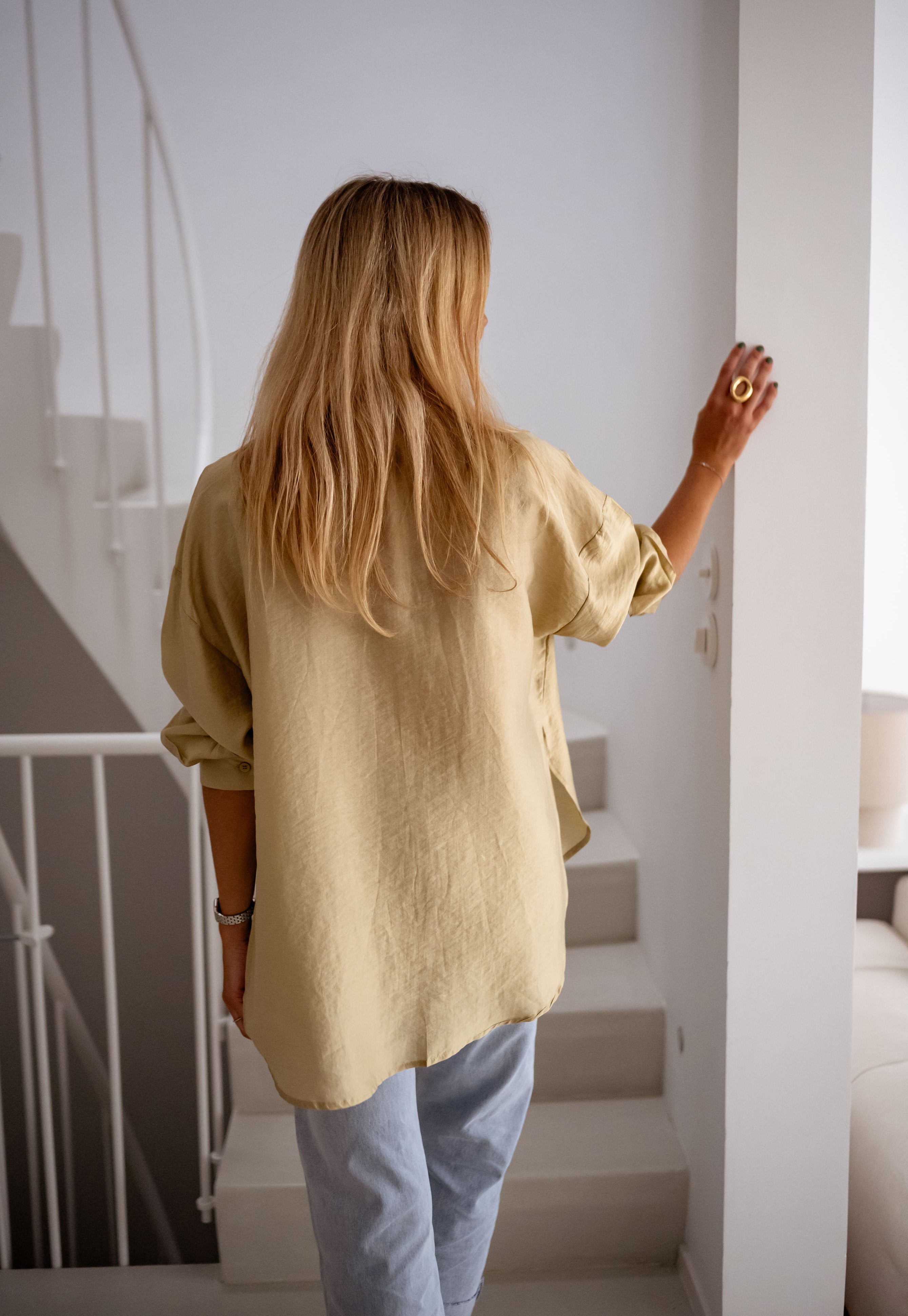 Chemise Taiba dorée