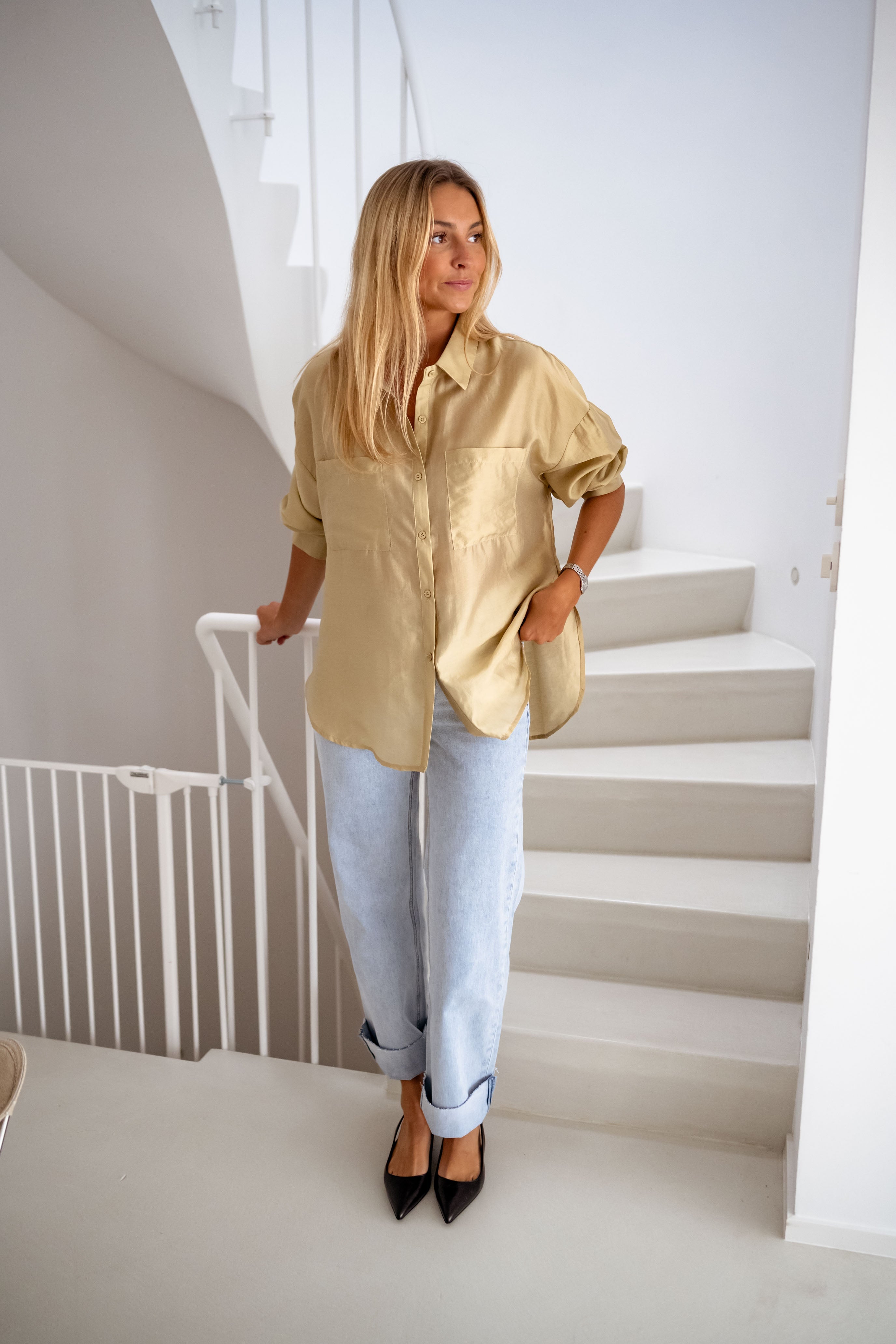 Chemise Taiba dorée