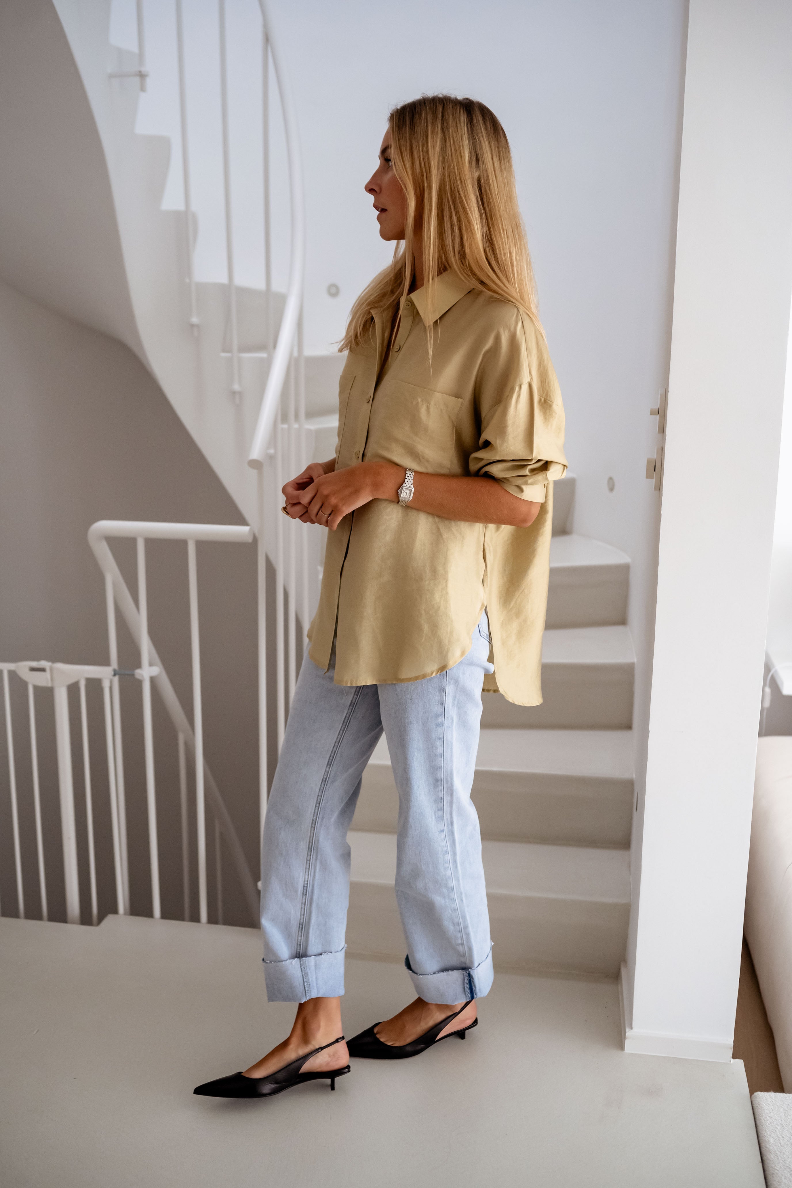 Chemise Taiba dorée