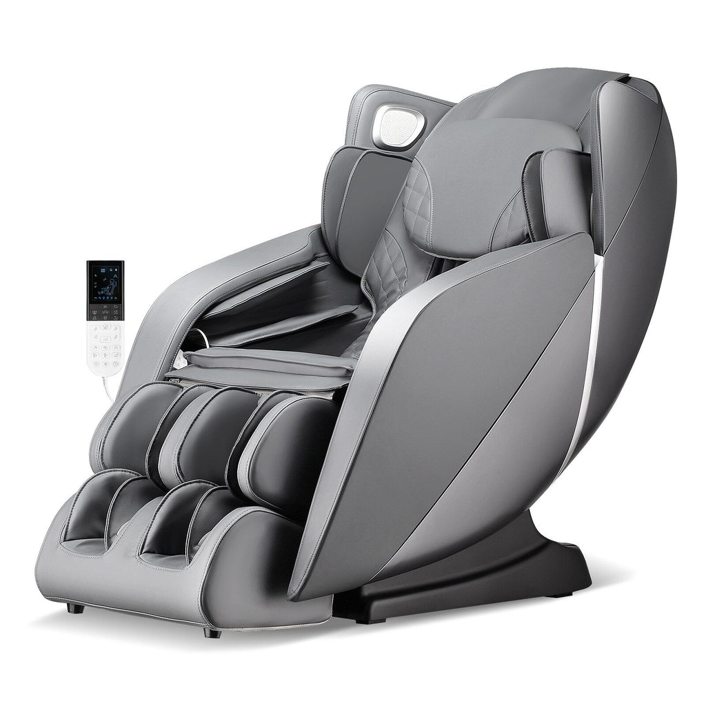 Fauteuil de massage complet Costway avec rouleau chauffant pour les pieds à commande vocale
