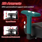 Chaise de jeu ergonomique Costway à dossier haut et à bascule - Voir les détails