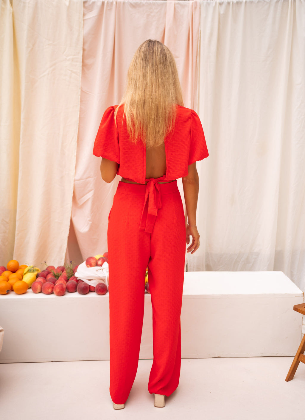 Pantalon Didou rouge