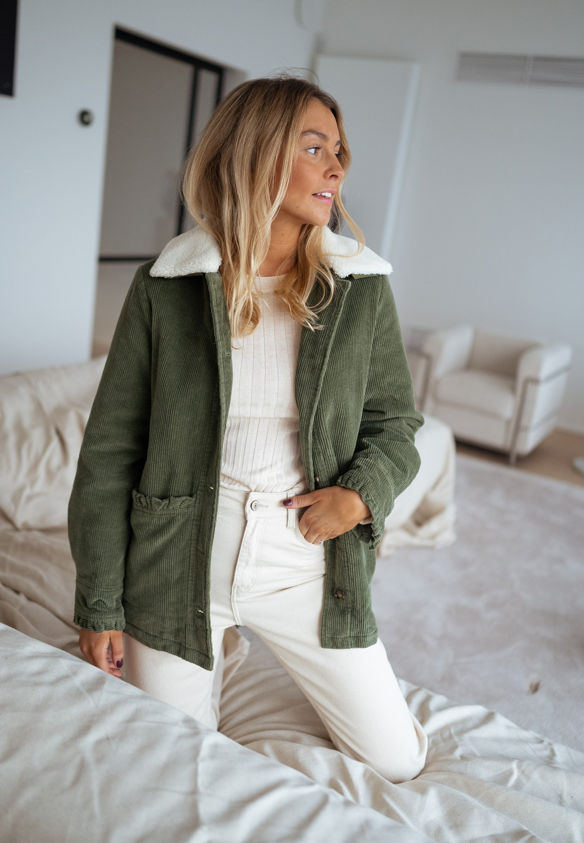 Manteau Etienne kaki
