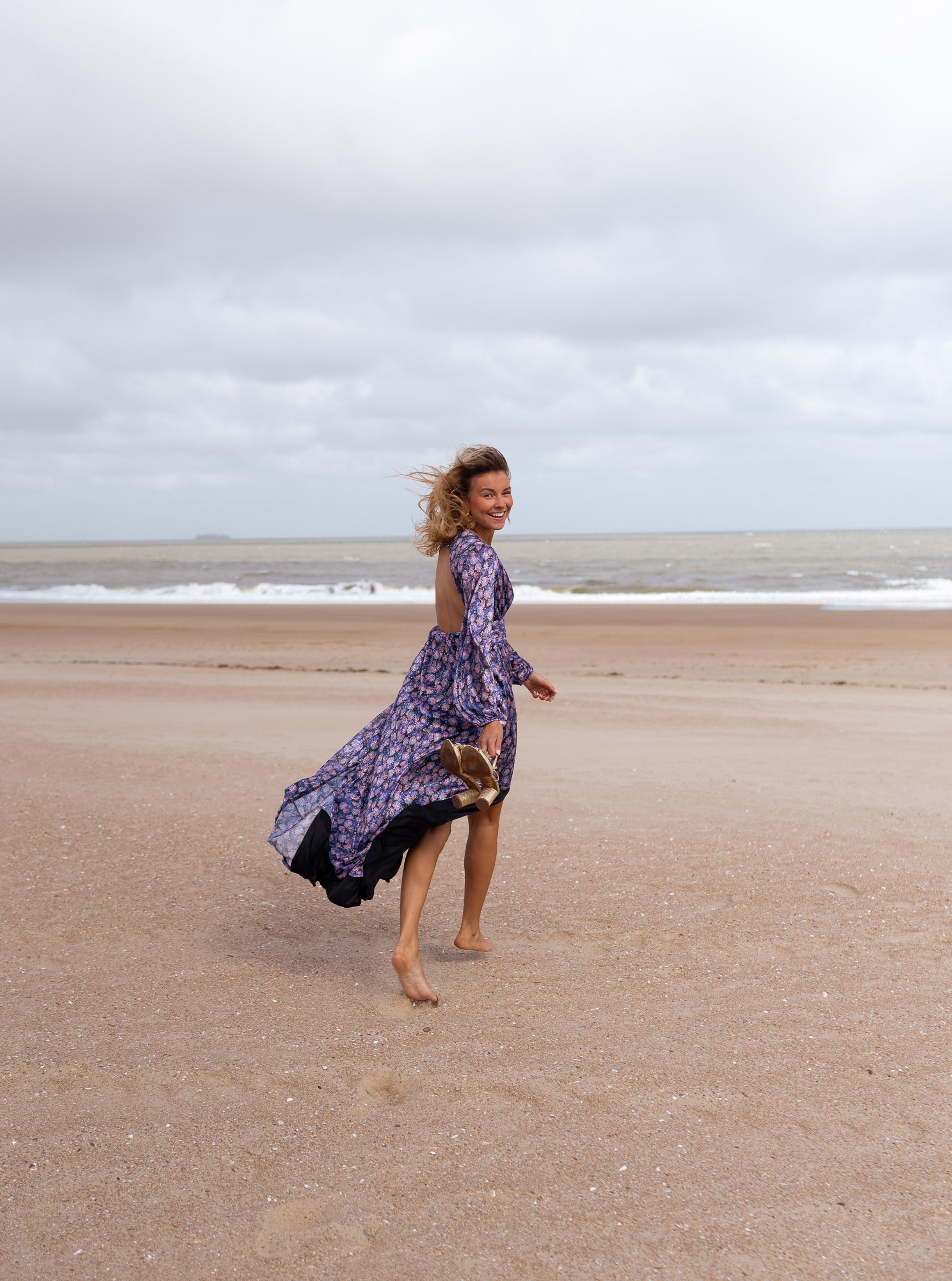 Robe longue fleurie Imane 
