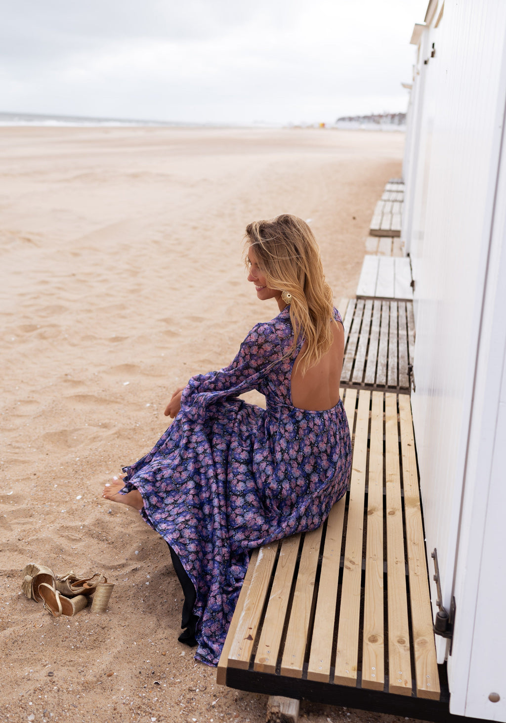 Robe longue fleurie Imane 