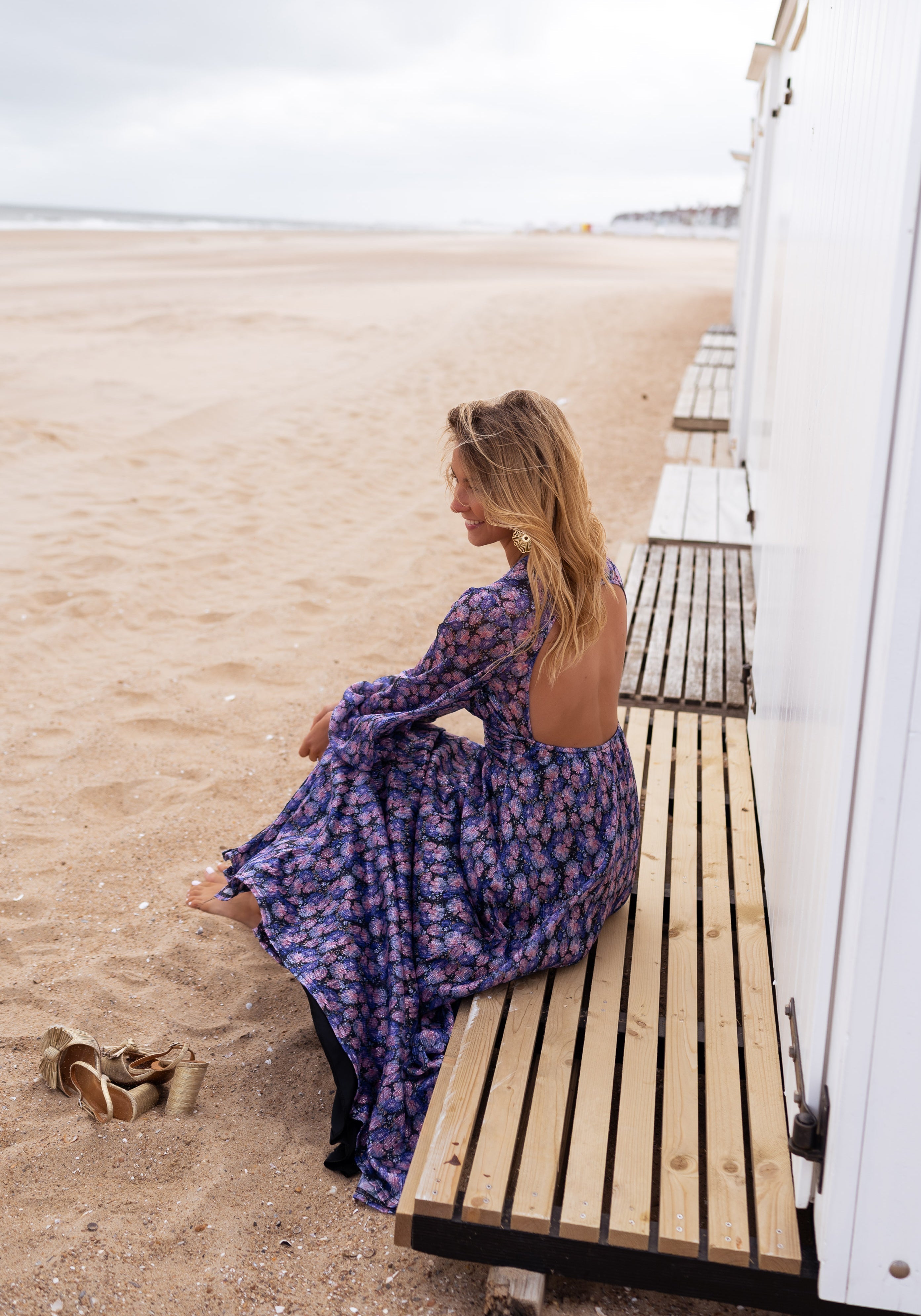Robe longue fleurie Imane 