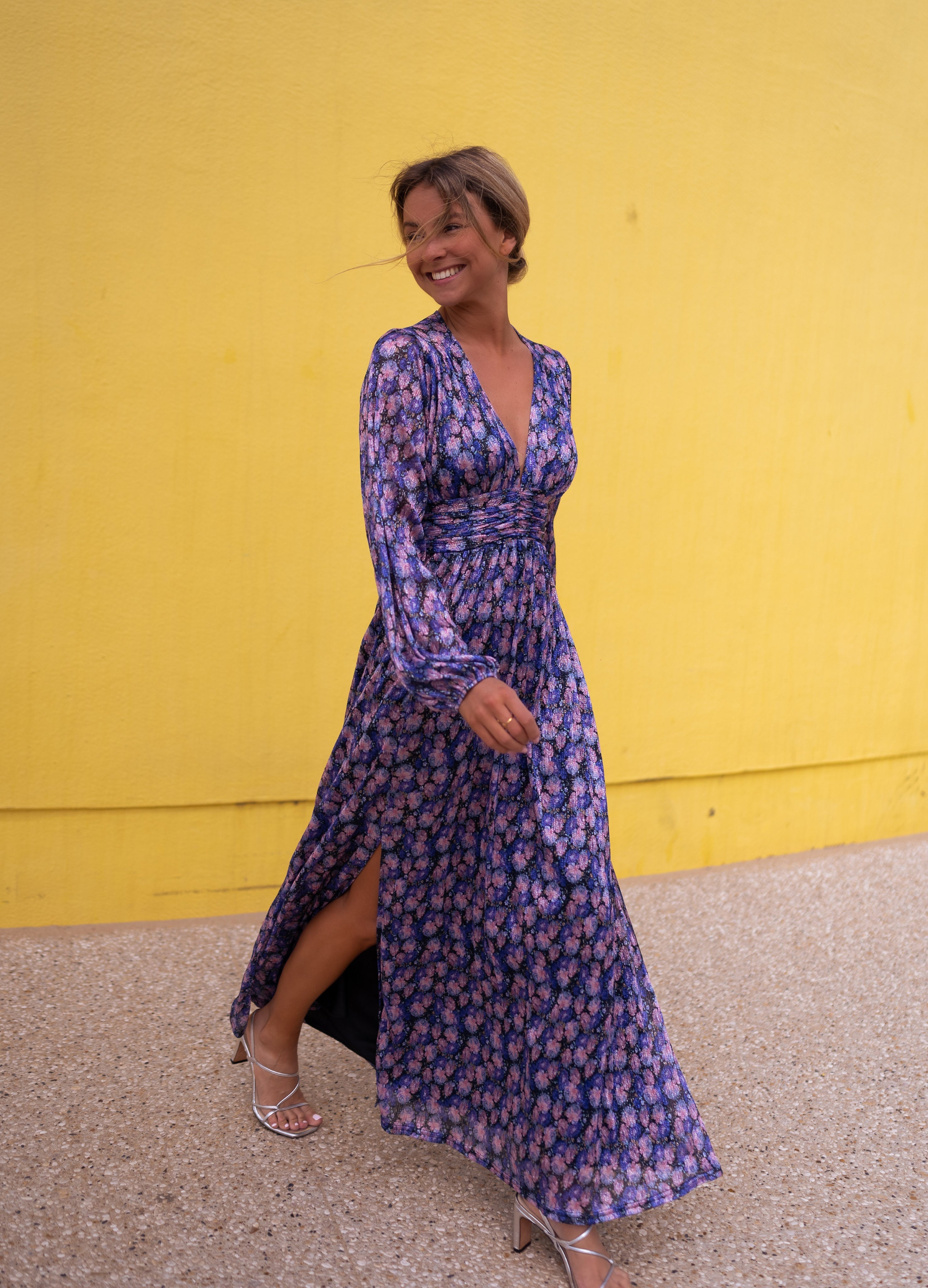Robe longue fleurie Imane 
