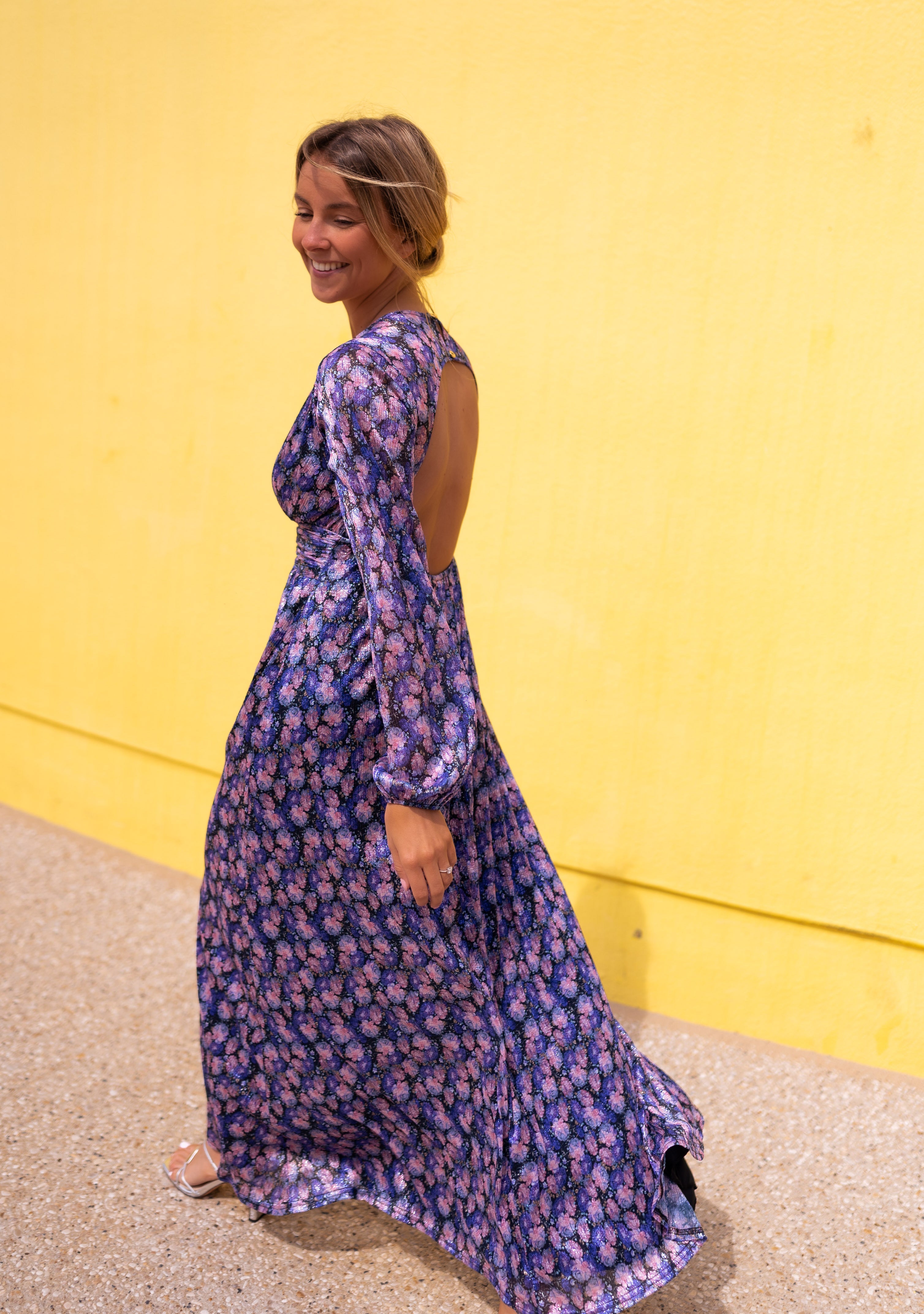 Robe longue fleurie Imane 