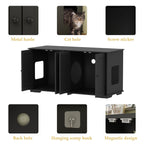 Meubles de dissimulation pour bac à litière pour chat et toilettes privées pour animaux de compagnie