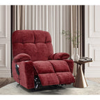 Fauteuil inclinable à double moteur OKIN pour personnes âgées avec chauffage, massage, inclinaison à 180° et dossier/repose-pieds réglable