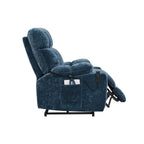 Fauteuil inclinable à double moteur OKIN pour personnes âgées avec chauffage, massage, inclinaison à 180° et dossier/repose-pieds réglable