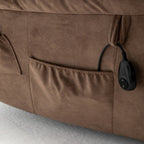 Fauteuil releveur électrique inclinable avec chauffage massant