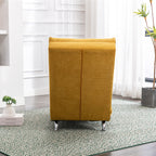 Chaise longue de massage ergonomique en lin, inclinable, capitonnée et rembourrée, avec télécommande et 5 modes de vibration