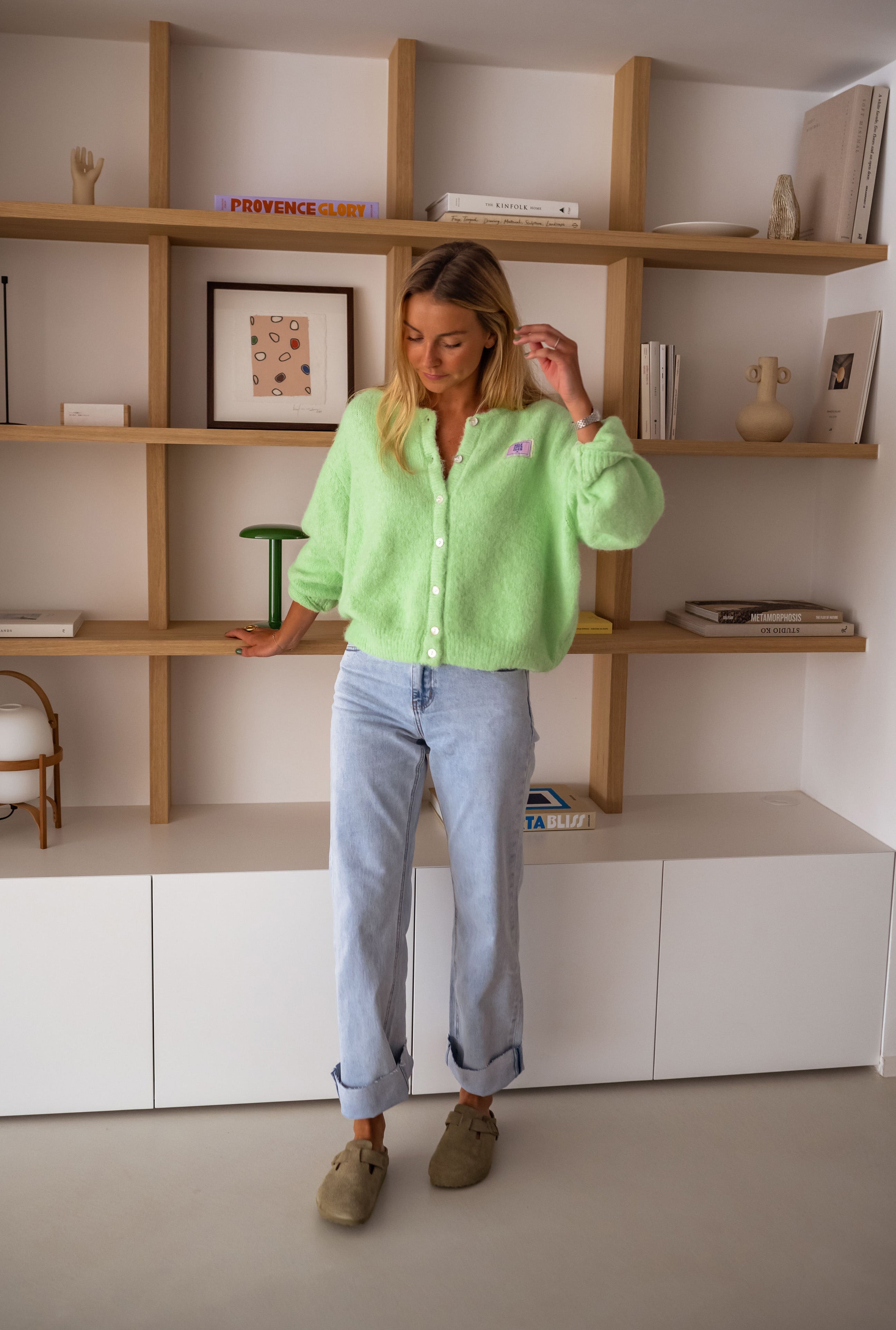 Cardigan Harris vert