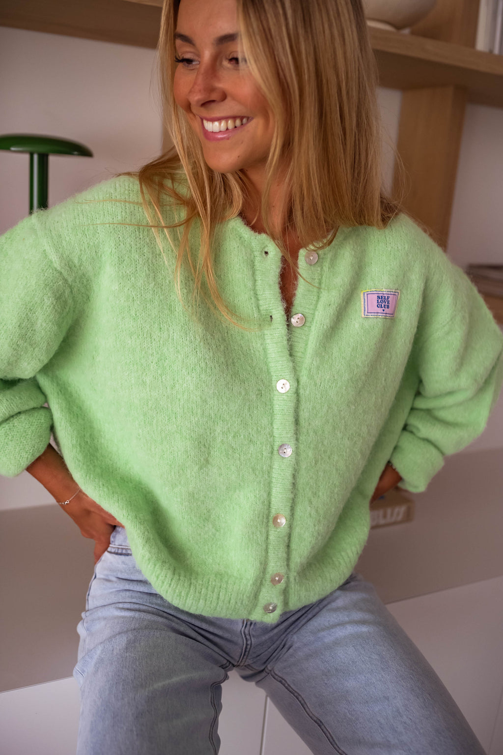 Cardigan Harris vert