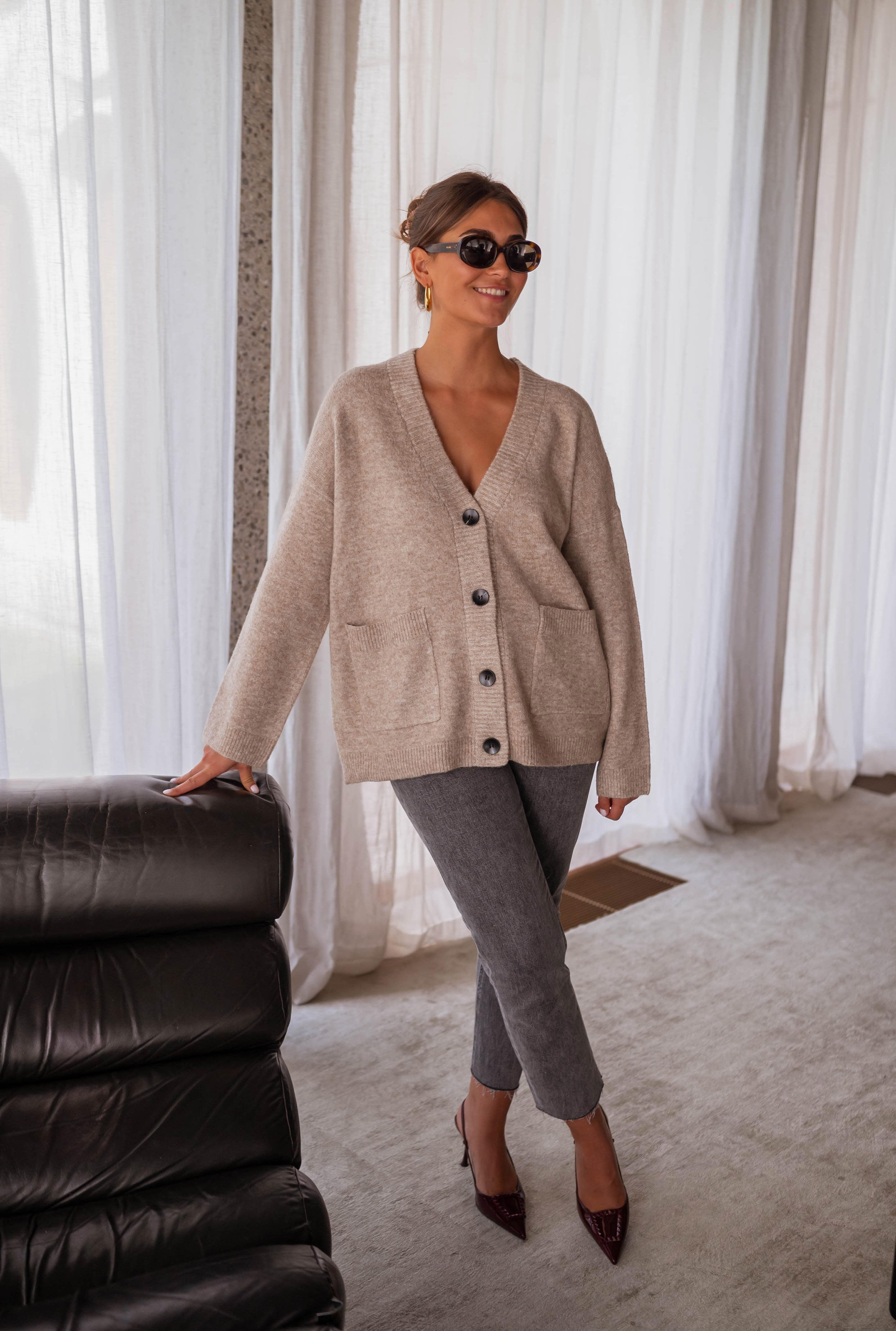 Cardigan beige Marta