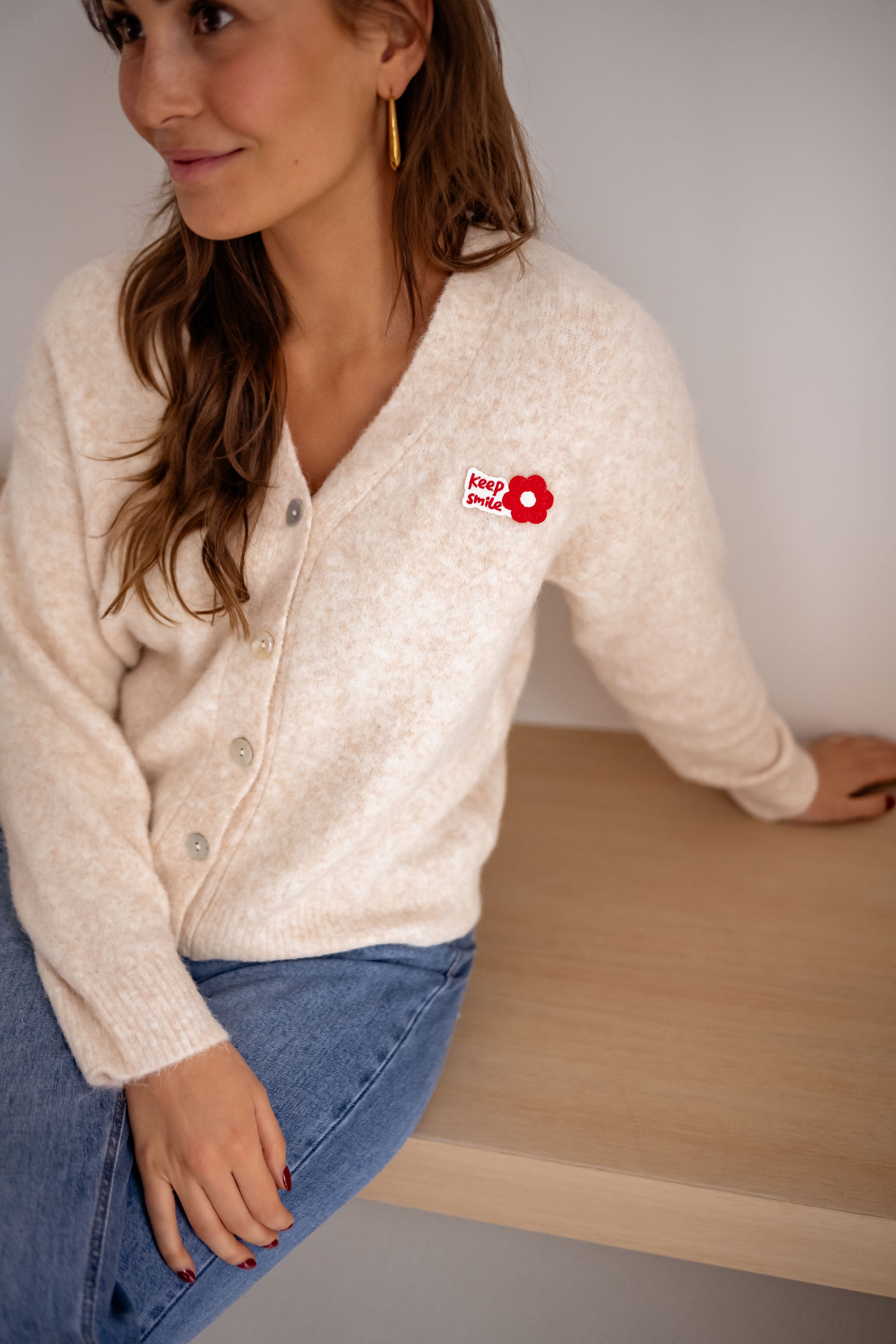Cardigan Siony beige