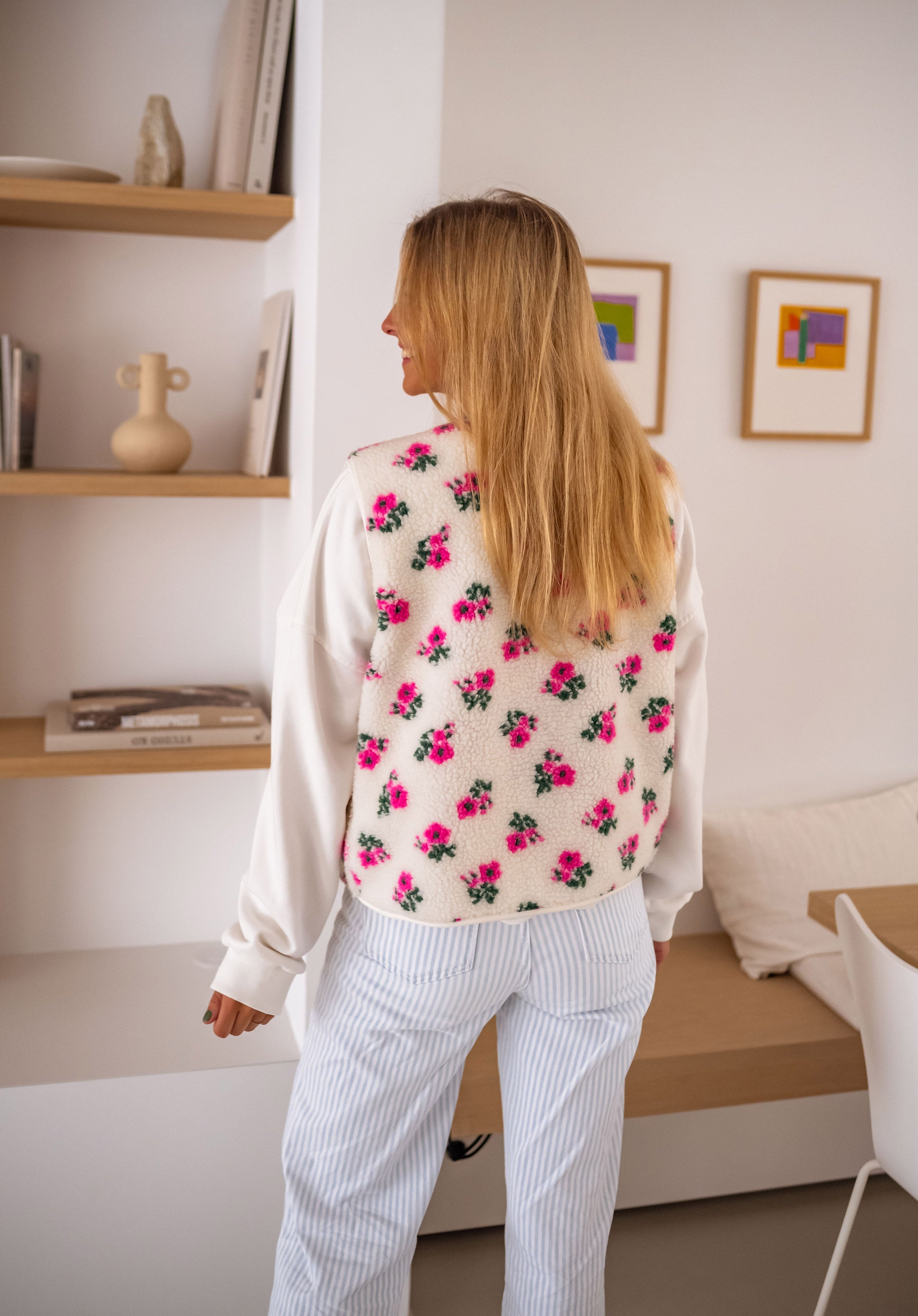 Gilet fleuri Linda