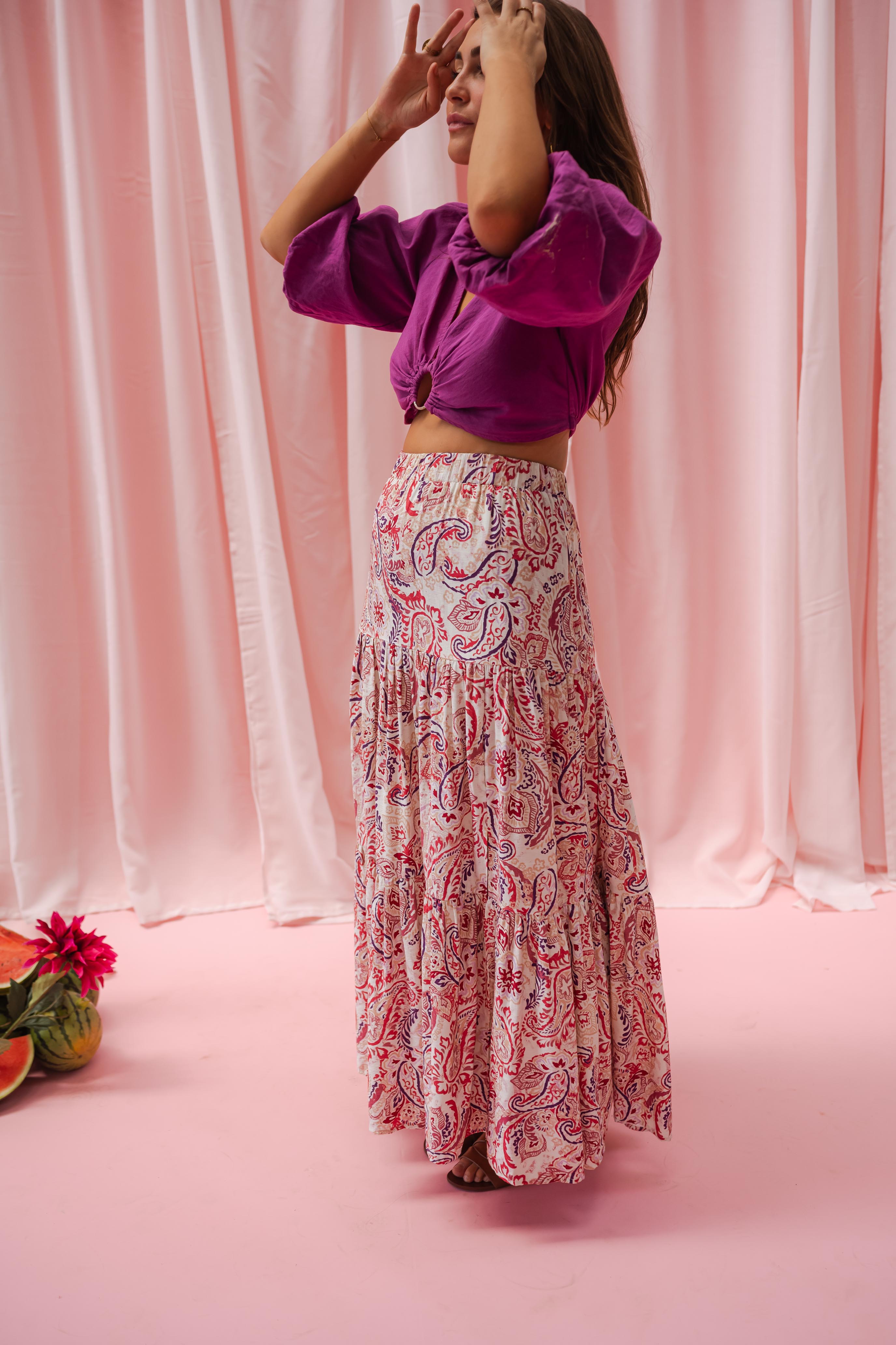 Jupe Sharon à motifs
