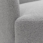 Causeuse 2 places rembourrée KINWELL Boucle avec oreillers