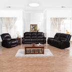 Collection de canapés inclinables manuels en cuir pour salon Meubles inclinables en cuir pour la maison, le bureau et le salon