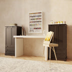Armoire de rangement pour cuisine, armoire de rangement pour salle de bain indépendante avec 2 portes et tiroirs