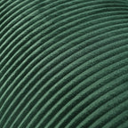 Canapé-lit modulaire en L en tissu velours côtelé