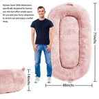 Grand panier pour chien lavable, taille humaine, avec housse amovible