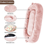 Grand panier pour chien lavable, taille humaine, avec housse amovible