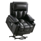 Grand fauteuil inclinable électrique avec chauffage et massage 8 points - Télécommande, port USB