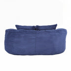 Canapé confortable et durable, fauteuil poire à dossier haut pour adultes et enfants - 2 places