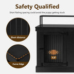 Meuble TV pour cage à chien Mcombo, grand format, niche en bois avec doubles portes, modèle 1861