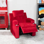 Sièges magiques pour princesses super-héros, fauteuil inclinable super luxueux pour enfants avec repose-pieds, appui-tête et 2 porte-gobelets