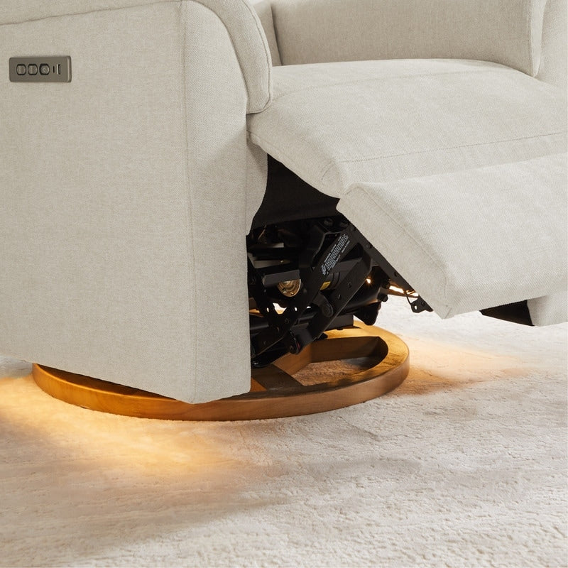 Fauteuil inclinable pivotant électrique Maire pour chambre d'enfant avec veilleuse