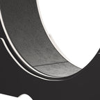 Moasis 43,3 pouces Grand tapis de course en bois pour chat avec roue d'exercice et piste recouverte de moquette