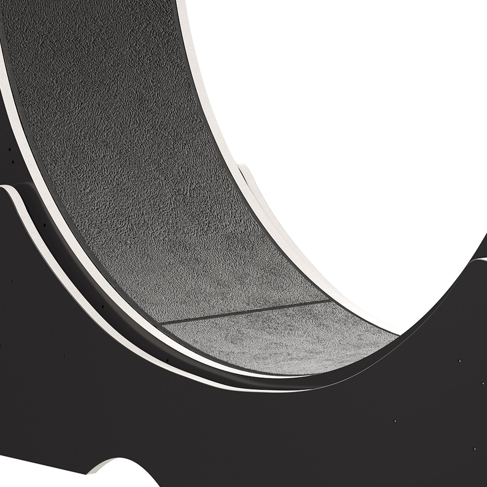 Moasis 43,3 pouces Grand tapis de course en bois pour chat avec roue d'exercice et piste recouverte de moquette