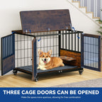 Table d'appoint en forme de cage pour chien de style Moasis Furniture