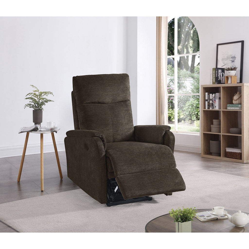 Fauteuil inclinable électrique moderne avec port USB, support complet de la tête et des lombaires